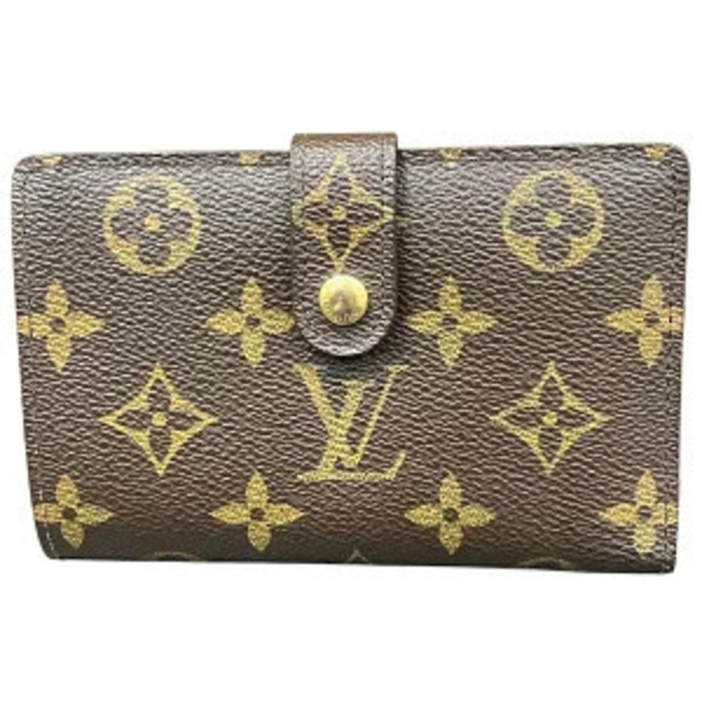 Louis Vuitton Monogram Portefeuille Viennois Bi fold Wallet Clasp Closure